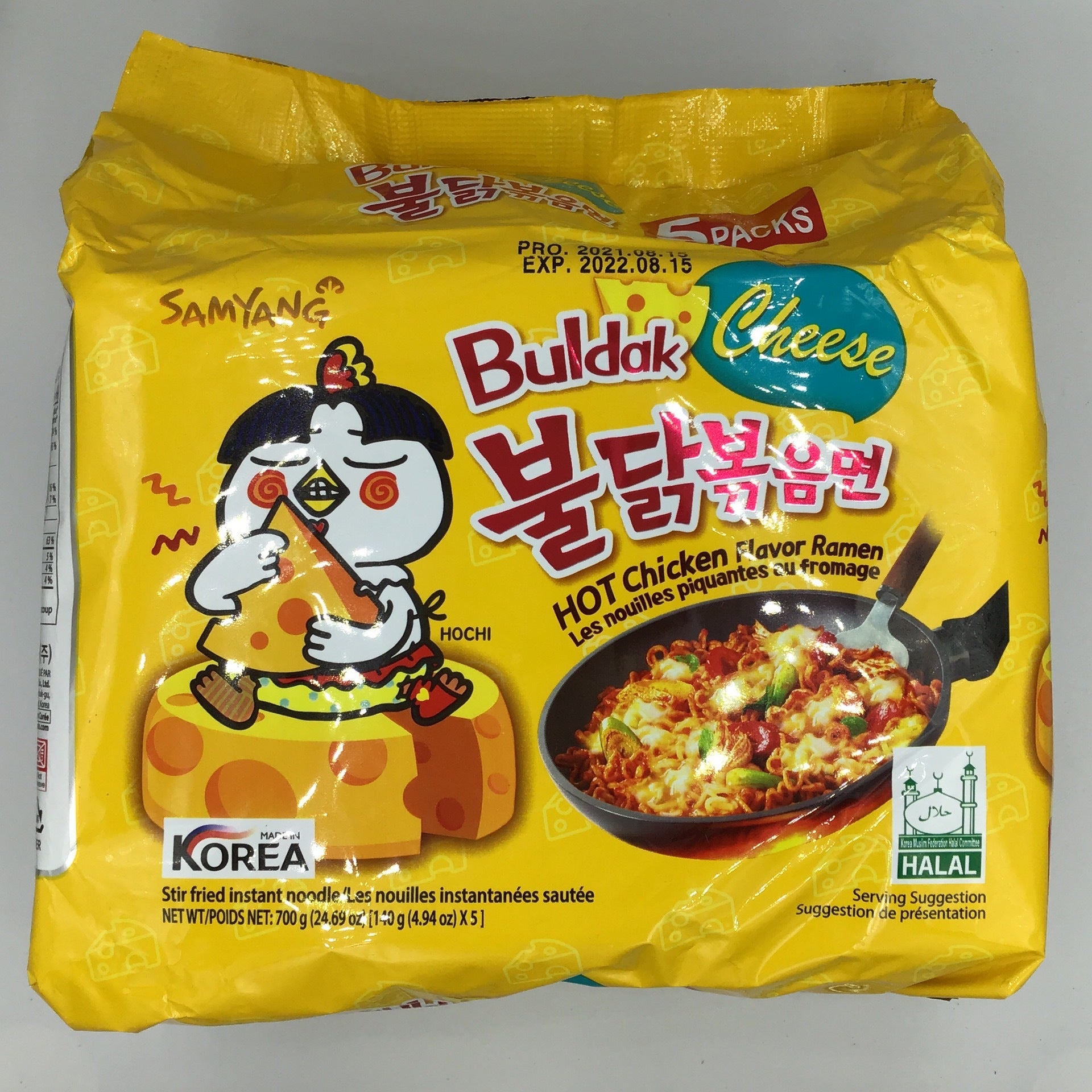 SAMYANG hot chicken flavor ramen cheese 三养芝士火鸡拌面 浓醇芝士辣味 g Whee Mini Mart